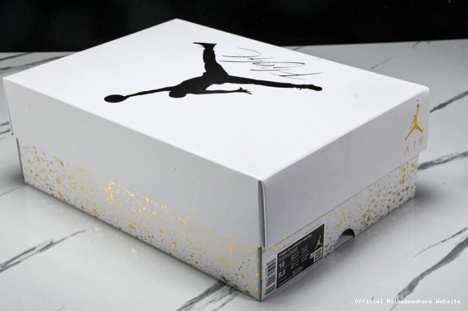 Official Maikesneakers Gold Metallic AQ9129-170 4 Jordan Retro 0725